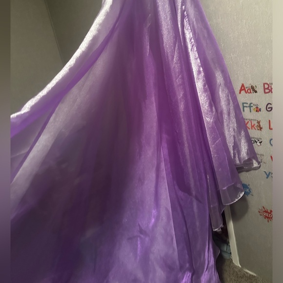 Purple Rachel Allan romper- bodysuit. Size 6. - Picture 5 of 8